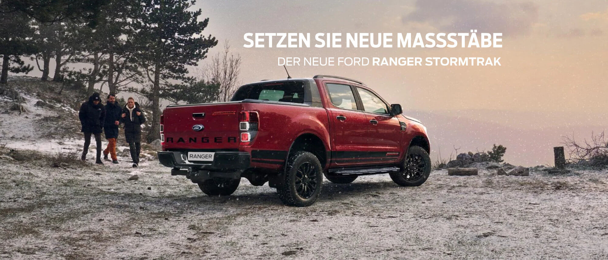 Ford Ranger Stormtrak Schneelandschaft